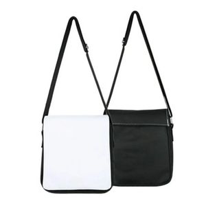 Sublimatie blanco schoudertas polyester canvas crossbody met bulk voor op maat gemaakte gepersonaliseerde geschenken Multifunctionele groothandel