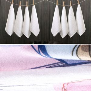 Blanko-Handtuch für Sublimation, quadratisches Rechteck, Handtücher aus superfeiner Faser, Kopftuch, Blanko-Verbrauchsmaterial für Heißtransferdruck, drei Größen
