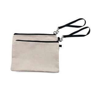 Sublimatie Blanks Cosmetische Tas Favor Linnen Multifunctionele Portemonnee Soild Color Mobiele Telefoon Tassen Outdoor Draagbare Make-up Pouch ZZ