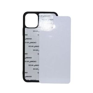 Sublimatie Blanks telefoon Gevallen voor iPhone 14 13 11 Pro Max SE 12 X xr xs 6 7 8 Zacht Rubber Blanco Case met Aluminium Insert
