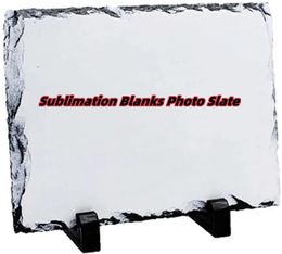 Sublimatie spaties foto leisteen blanco rock plaque stenen leien warmteoverdracht afdrukken fotolijst aangepast
