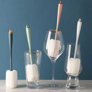 Cepillos de sublimación, 1 unidad, Herramientas de limpieza de botellas de agua colgantes, cepillo de limpieza de esponja, cepillo de taza con mango largo, cepillos para tazas, herramienta de limpieza