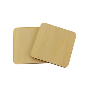 sublimation coasters for customized gift wood Coasters for sublimation square shape transfer printing Drink coasters can print you logo