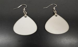 Sublimatie oorbellen blanco witte hangers drop Diy Dangler Leaf handwerk voor cadeau A03559578