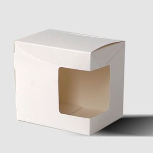 Bolsas de papel blanco para papel de regalo por sublimación con asas, caja a granel para fiesta al por menor, mercancía para compras de regalos