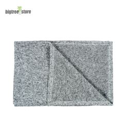 Couverture vierge grise à Sublimation, 127x152cm, impression par transfert de chaleur, enveloppe de douche, canapé, couchage, rapide