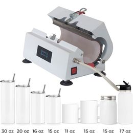 Máquinas de transferencia de calor por sublimación para vaso recto de 20oz 30oz vaso de prensa de calor de taza de 11oz 15oz vasos DIY