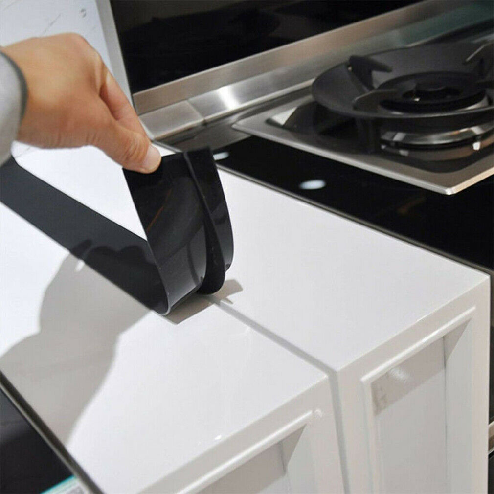 Home Siliconen Kachel Gap bedekt Warmtebestendige oven Gap vulstofafdichtingen Gaten tussen Stovetop en Teller gemakkelijk te reinigen