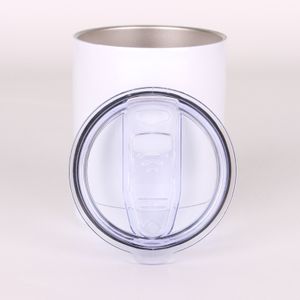 Copo de viagem de aço inoxidável isolado por sublimação 10 onças Caneca de café Caneca de vinho para copos domésticos e externos