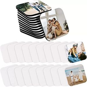 Sublimation Party Favor En Bois Personnalisé Réfrigérateur Aimant Transfert De Chaleur Impression Vierge MDF Réfrigérateur Aimants DIY Pour La Décoration Intérieure En Gros