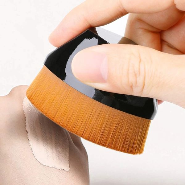 Sublimación Suministros para fiestas Magic Flawless Foundation Brush Corrector Primer Cerdas de alta densidad Líquido Pincel de maquillaje Cosmético Útil herramienta de maquillaje