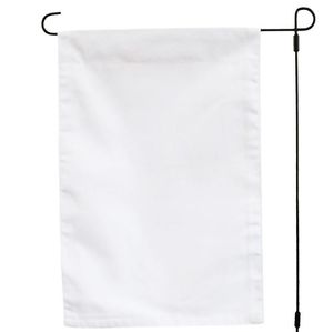 Drapeau de jardin vierge en fibre de polyester par sublimation pour la Saint-Valentin, Pâques, impression par transfert à chaud, drapeaux de bannière, consommables 30 * 45 cm