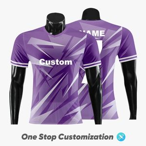 Sublimatie bedrukt voetbalhemd aangepaste mannen voetbal slijtage est jersey voor teamvoetbaluniform set wox854 240416