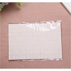 Productos de papel sublimación Rompecabezas A5 Tamaño de bricolaje en blanco Jigsaw White 80pcs Transferencia de impresión de calor HA Wmteza Sports2010