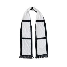 Sublimatie sjaals dubbelzijdige sjaalhanddoek voor sublimate thermische overdracht groothandel sublimatie spaties met handdoeken kwastjes 1201