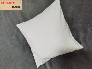 Sublimación Cubierta de almohada cuadrada Cubiertas de almohada de impresión Sublimación En blanco de la almohada de almohada 40x40 cm cubiertas de almohada de poliéster