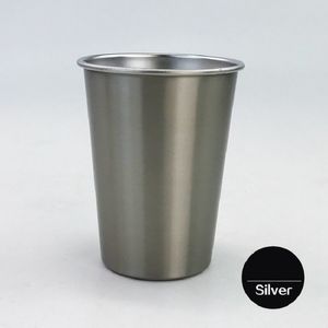 Sublimación Tazas de pinta de acero inoxidable 10 oz Cono Metal Cerveza Vaso Premiun Apilable Irrompible Tazas para beber Vasos de agua blanca GGD2285