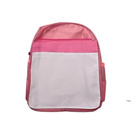 Sublimatie Opbergzakken Multicolor Heat Printing Schooltas Aangepaste DIY Kids Bag RRD12520