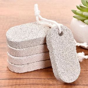 Sublimation Fournitures de toilette Soin des pieds en pierre Pieds naturels Lime à récurer Hards Skins Remover Foot Clean Tool Peau dure Callus Remover Scrub Bath Ellipse Pumice