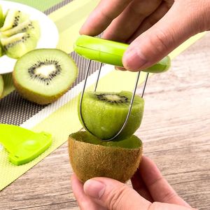 Outil de sublimation Coupe-kiwi Cuisine Détachable Éplucheur de fruits créatif Outils de cuisine à salade Gadgets d'épluchage de citron Gadgets et accessoires de cuisine