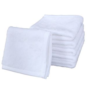 Sublimatie Handdoek Polyester Katoen 30*30 cm Handdoek Lege Witte Vierkante Handdoek DIY Afdrukken Home Hotel Handdoeken Zachte Handdoeken A03