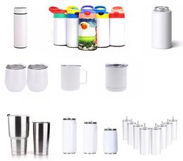 Sublimation Tobile Flask Smart Mug Vacum Bouteille d'eau Blanks 152030 oz AFAETS INOXEUX CUPS CUBS TUMPRES MUGS VT24293970196