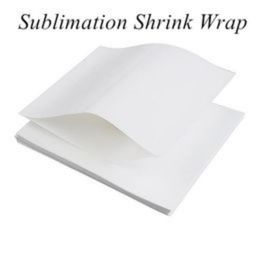Sublimation Tumbler Shrink Wraps White Sublimation Blanks Wraps 20 oz 30 oz Skinny Straight Shrink Wrap Vente en gros 100pcs / pack L01