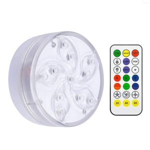 Directeerbare LED -lichten afstandsbediening Licht voor pools RGB kleur veranderen met magneet onder water zwembad