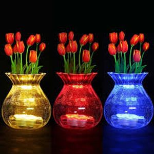 Luces LED sumergibles Velas LED bajo el agua a prueba de agua Luz de noche de té para eventos Centros de mesa de boda Florero Floral Vacaciones de Navidad