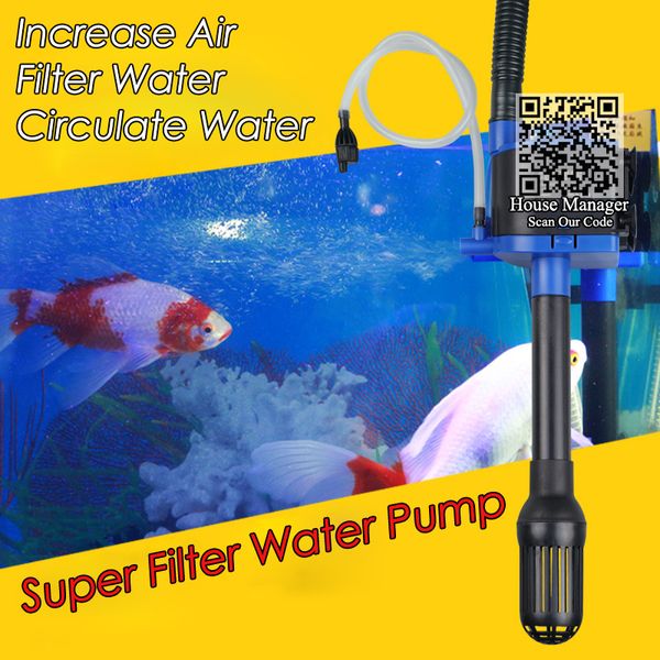 Pompe à eau submersible dans le filtre à flux d'eau pour aquarium Aquarium Fish Tater