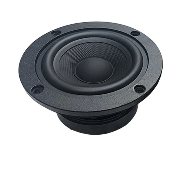 Subwoofer 4 pulgadas Subwoofer altavoz 15W 8ohm Bluetooth altavoz Bass Basina de fibra de carbono Altavoz DIY Altavoz Transparente Diy 1 PC