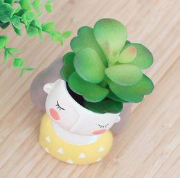 Succulente Planten Planter Europese Stijl Bloem Mini Cactus Bloemen Pot Kerst Bruiloft Woondecoratie Decor Craft GGA5059