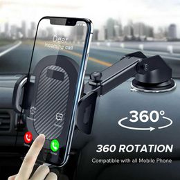 Sucker Car Phone Holder Mount Stand GPS Telefon Mobile Cell Support Pour iPhone 12 11 Pro Max X 7 8 Plus Xiaomi Redmi Huawei237I