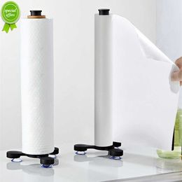 Zuigende schijf papieren handdoekhouder keuken handdoekhouder ruimte aluminium handdoekrol houder badkamer papieren dispenser