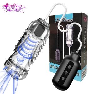 Sucer Masturbateur Mâle Vibrateur Vagin Masturbation Automatique Ventouse Simulateur Chatte Orale Fellation Jouets sexy Pour Hommes Adultes1628374