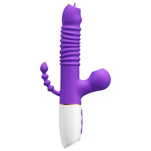 Vibromasseur de lapin de poussée de succion pour les femmes stimulateur de ventouse de Clitoris chauffage gode vibrateurs jouets sexuels féminins