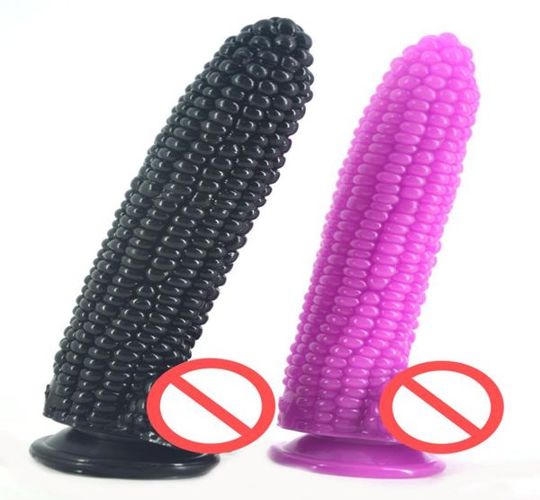 Consolador de maíz de succión consolador grande dong falso pene artificial pene juguete erótico productos sexuales para mujeres hombres planta series8288090