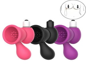 Zuignap Tepel Vibrator Borstversterker Vibrerende Massage Seksspeeltje Voor Vrouwen Clitoris Stimulator Masturbator Sex Shop 2012183381109