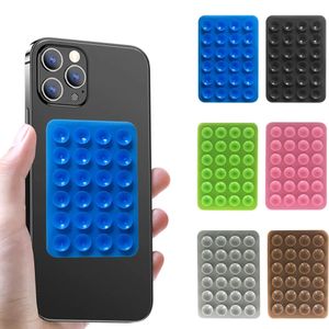 Support de téléphone adhésif en silicone pour téléphone à ventouse pour iPhone et Android mains libres Fidget Toy miroir douche support de téléphone