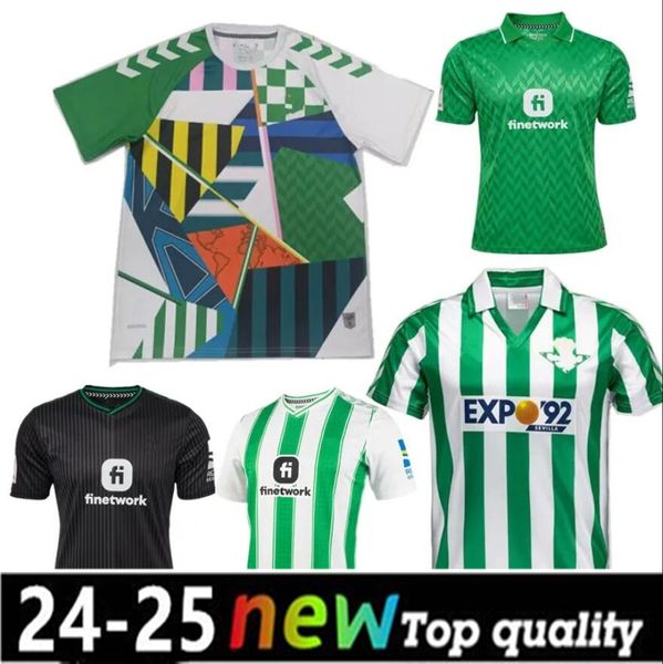 Sudadera Real Betis Isco 23/24 Jerseys de football 2024 Joaquin Fekir B.iglesias Canales Willian J Shirt William Camarasa Juanmi Victor Ruiz Football Uniforme Camiseta 66