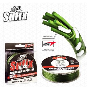 Sufix 832 ligne de pêche tressée 120 M/250 M ligne de pêche Multifilament Super forte pêche à la carpe pesca 13-86LB 240315