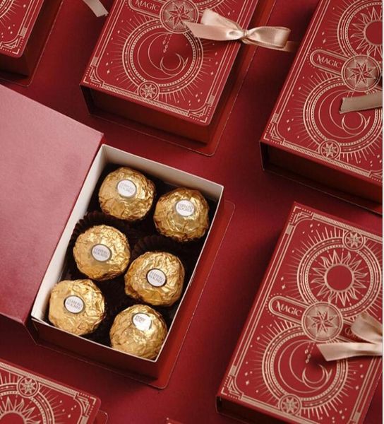 Sugar Box Magic Book Match Box Boxes Gift Wrap pour le mariage Birthday Party Festival Cas d'emballage EXQUIS SUCHE SUCHERS W4745867