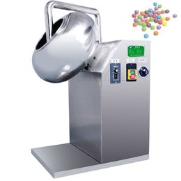 Suikercoatingmachine Kleine commerciële automatische huishoudelijke voedselverwerking Snoeppolijstmachine