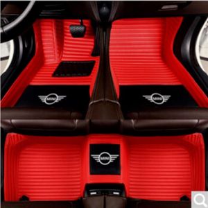 Convient pour 2004-2020 MINI MINI Cooper COUPE Clubman Countryman PACEMAN JCW CLUBMAN Tapis antidérapants imperméables de luxe personnalisés flo191s