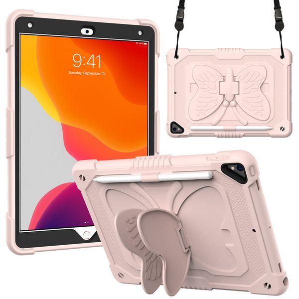 Étui pour tablette iP 9 2021, résistant aux chocs et aux chutes, étui de protection en silicone de 10.2 pouces