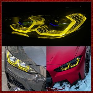 Geschikt Voor BMW 2 3 4 5 Serie M3 M4 M5 F30 F35 F36 F80 CSL 4 serie DRL i4 LED board G80 G22 G82 G23 G26 Lampen dagrijverlichting citroengeel Accessoires Verlichting Lamp