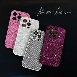 Convient pour iPhone 15 Plus 11 14promax Flash Diamond Phone Case Convient pour iPhone 14 13 12 Pro Max 13promax Fashion Flash TPU Back Cover 240117