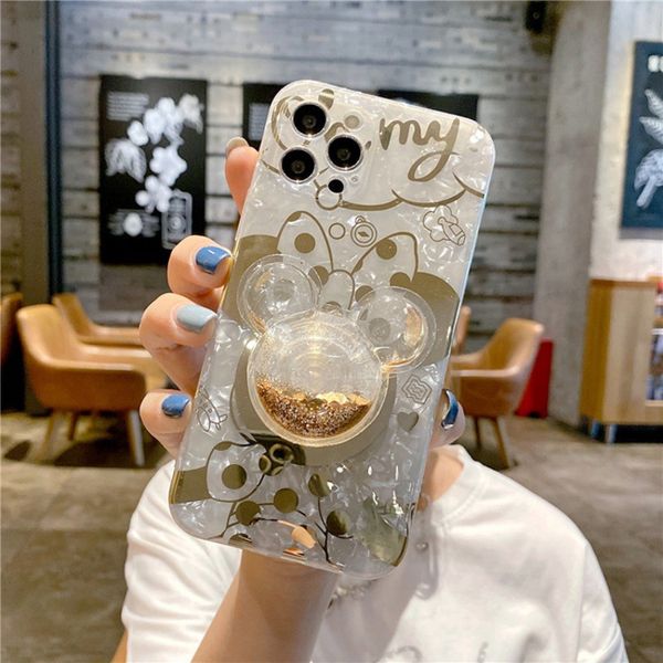 Convient pour l'iPhone 15 Promax Phone Case, Apple 12 Shell Pattern Cartoon, 13 Stands Sands, Case de protection XS, Apple 14 Fashionable iPhone Case