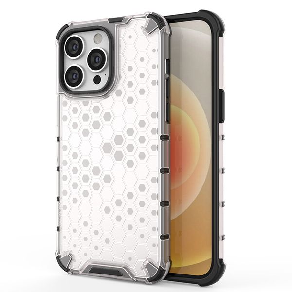 Para iPhone 15 14 13 Pro Max Case de teléfono iPhone 12 Honeycomb