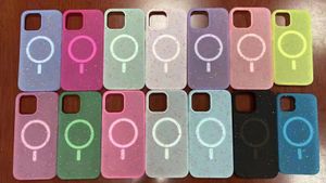 Geschikt voor iPhone Apple 13 Pro Max Macarone Donut Magnetic Suctertion Case 13 doorschijnende siliconenkoffer